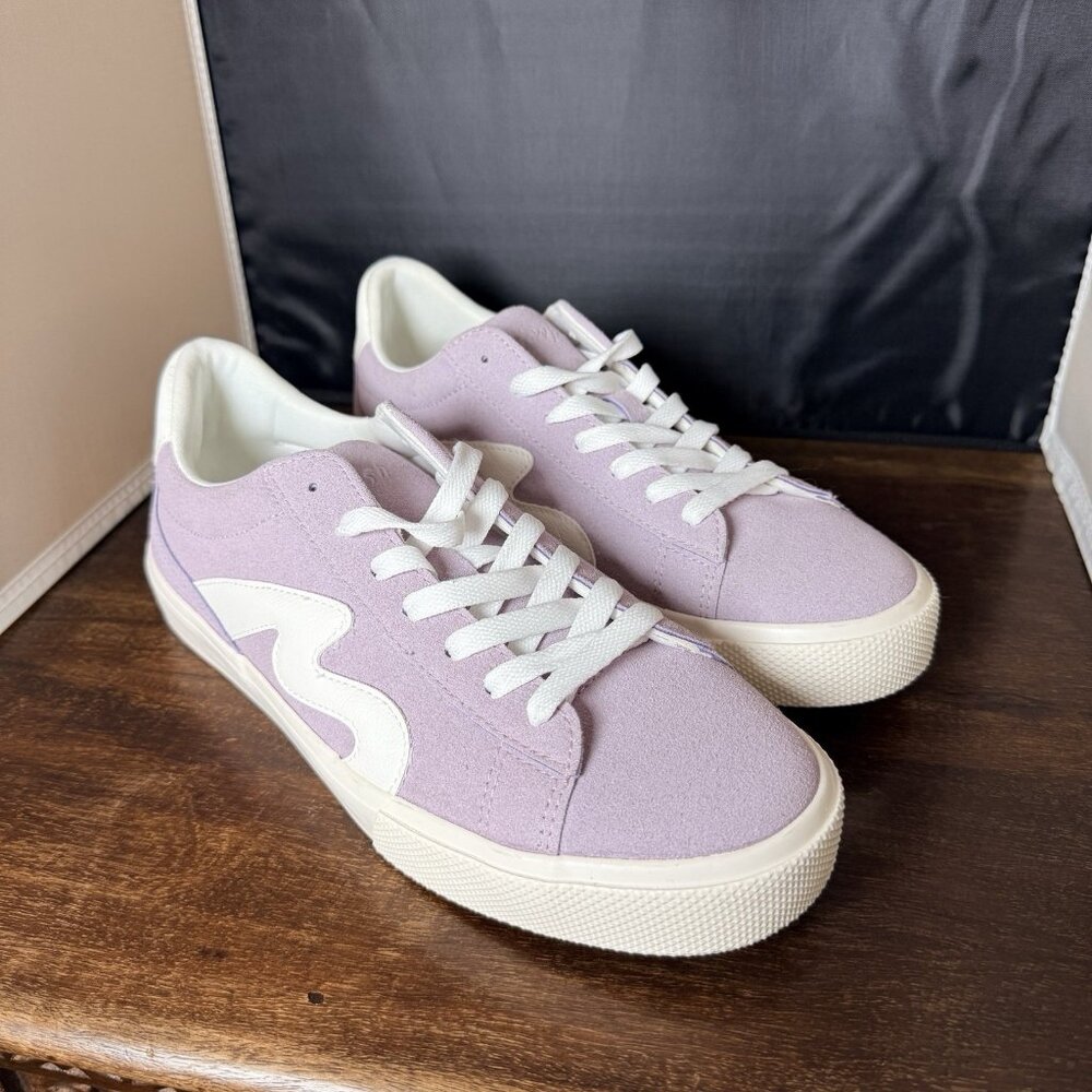 Blowfish Women's Vice Suede Sneaker Lt Purple Size 10
